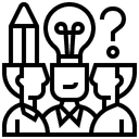 Brain storm icon