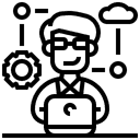 Deployment process icon