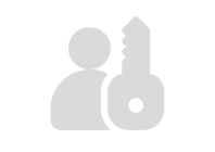 A man with a key icon